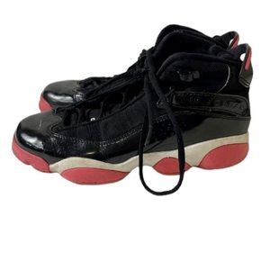 Nike Air Vintage Black and Pink High Top Sneakers, Size 6.5Y (Same as 8 Women’s)